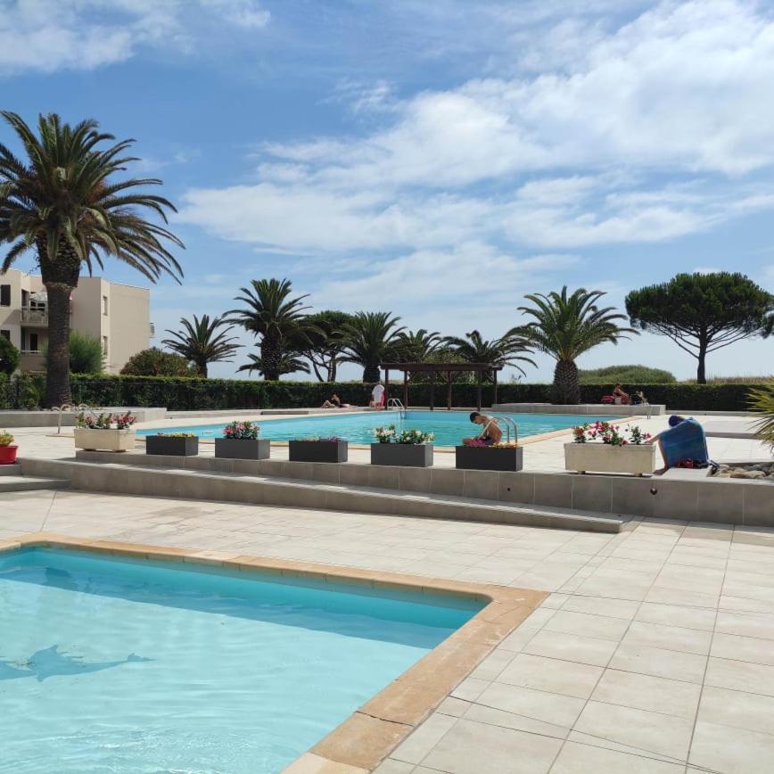 Les Capitelles 5 - Acces Direct A La Plage Depuis Le Jardin - T2 Avec Cabine - 6 Pers - Jardin - Piscine - Parking Saint-Cyprien  Εξωτερικό φωτογραφία