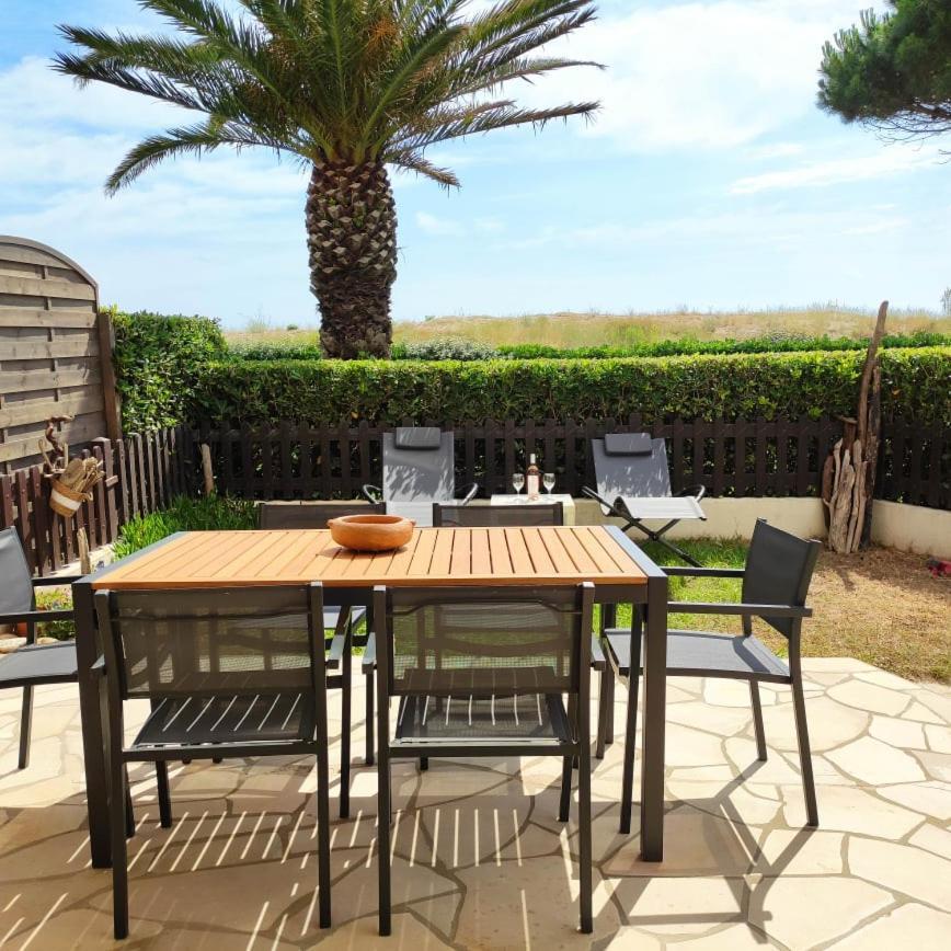 Les Capitelles 5 - Acces Direct A La Plage Depuis Le Jardin - T2 Avec Cabine - 6 Pers - Jardin - Piscine - Parking Saint-Cyprien  Εξωτερικό φωτογραφία